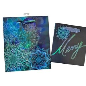 Christmas Gift Bags New LOT 11 Various Sizes  and Designs NWT in Cellophane wrap